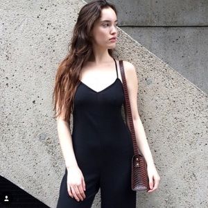 Crepe Cross Back Jumpsuit